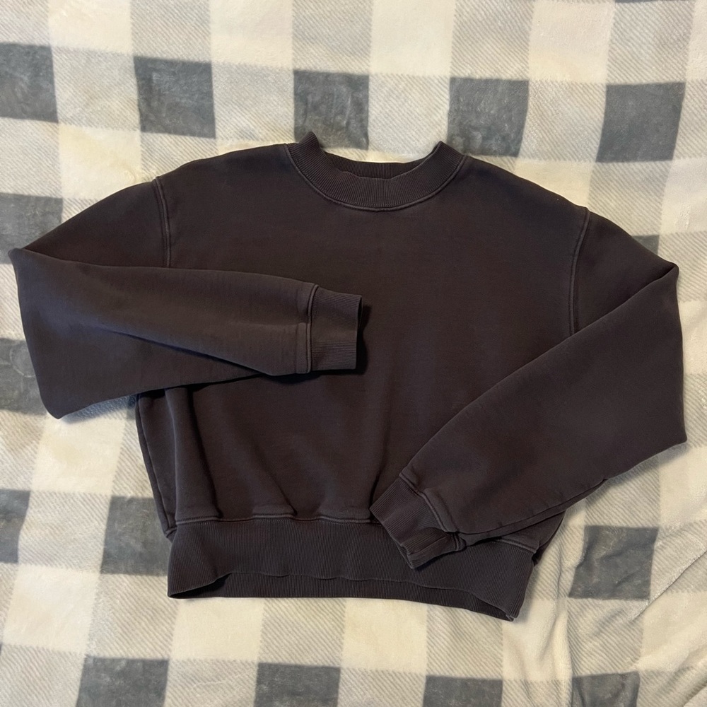 COPY - TNA COZY FLEECE PERFECT SHRUNKEN SWEATSHIRT